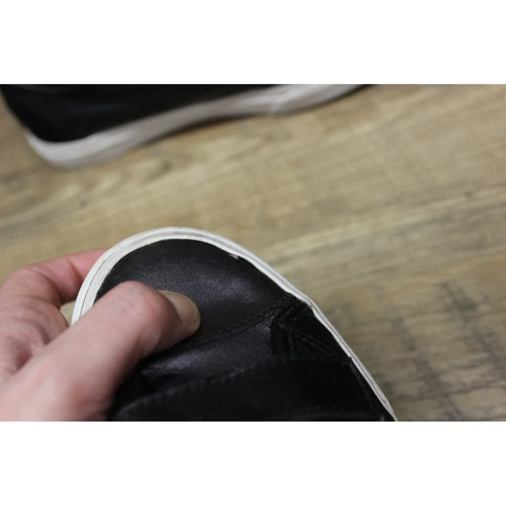Vans Style 23 V Black Gunmetal Leather Unisex Skate Shoes Men's 7.5 Women's 9‎